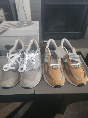 Sz 11.5 New Balance Grey Gold 998 /990 2 Pair Made in USA * Lifestyle Shoes